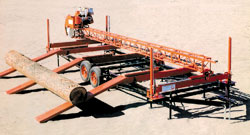 portable mobile sawmill